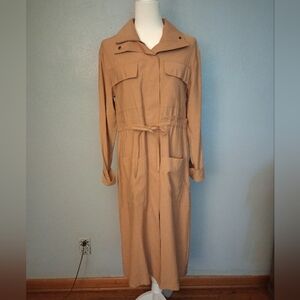 Ontwelfth Brown Belted Trench Coat